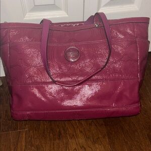 EUC COACH PINK BAG